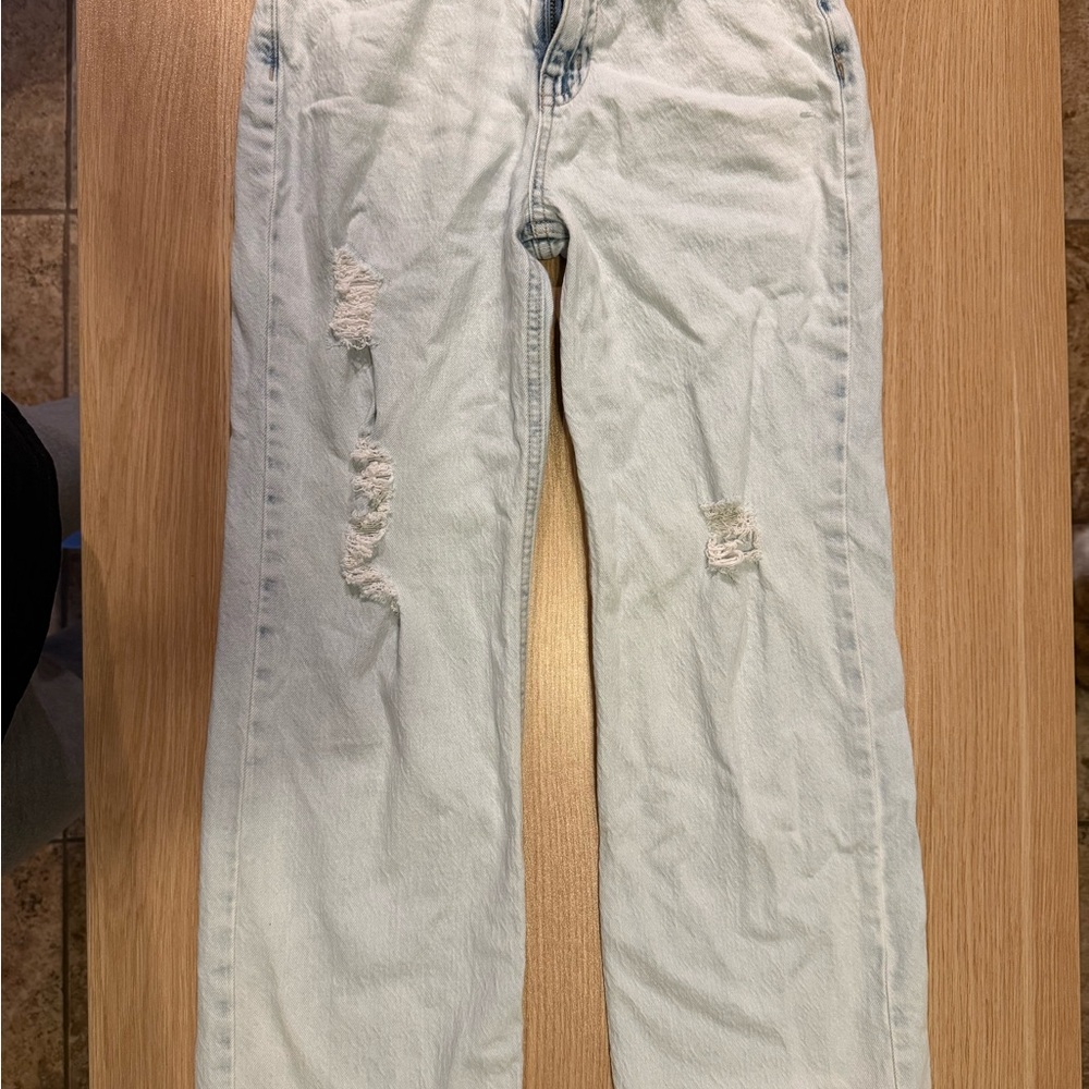 Art Class Light Blue Distressed Kids Jeans